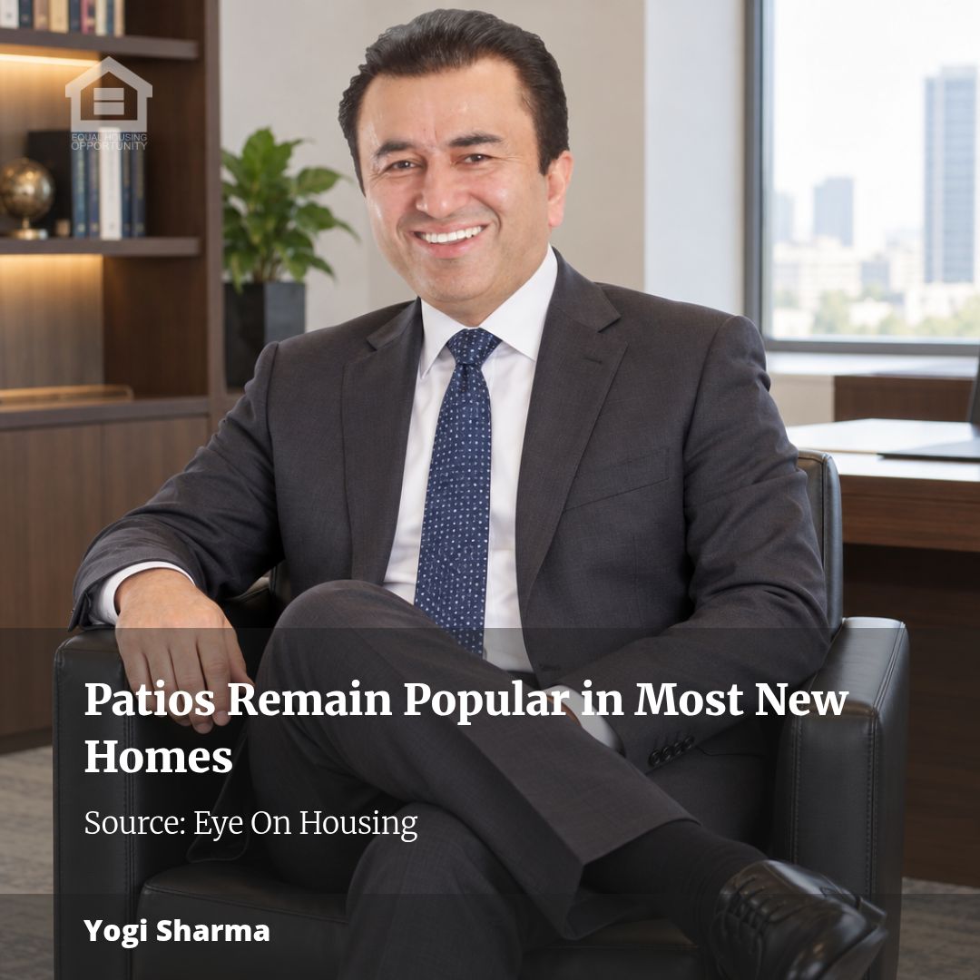 Patios Remain Popular in Most New Homes