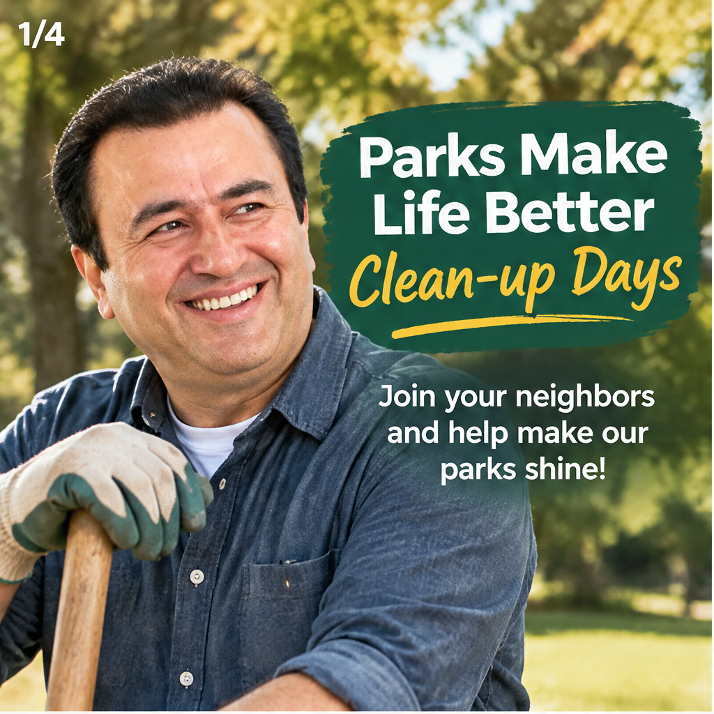 Parks Make Life Better Clean-up Days